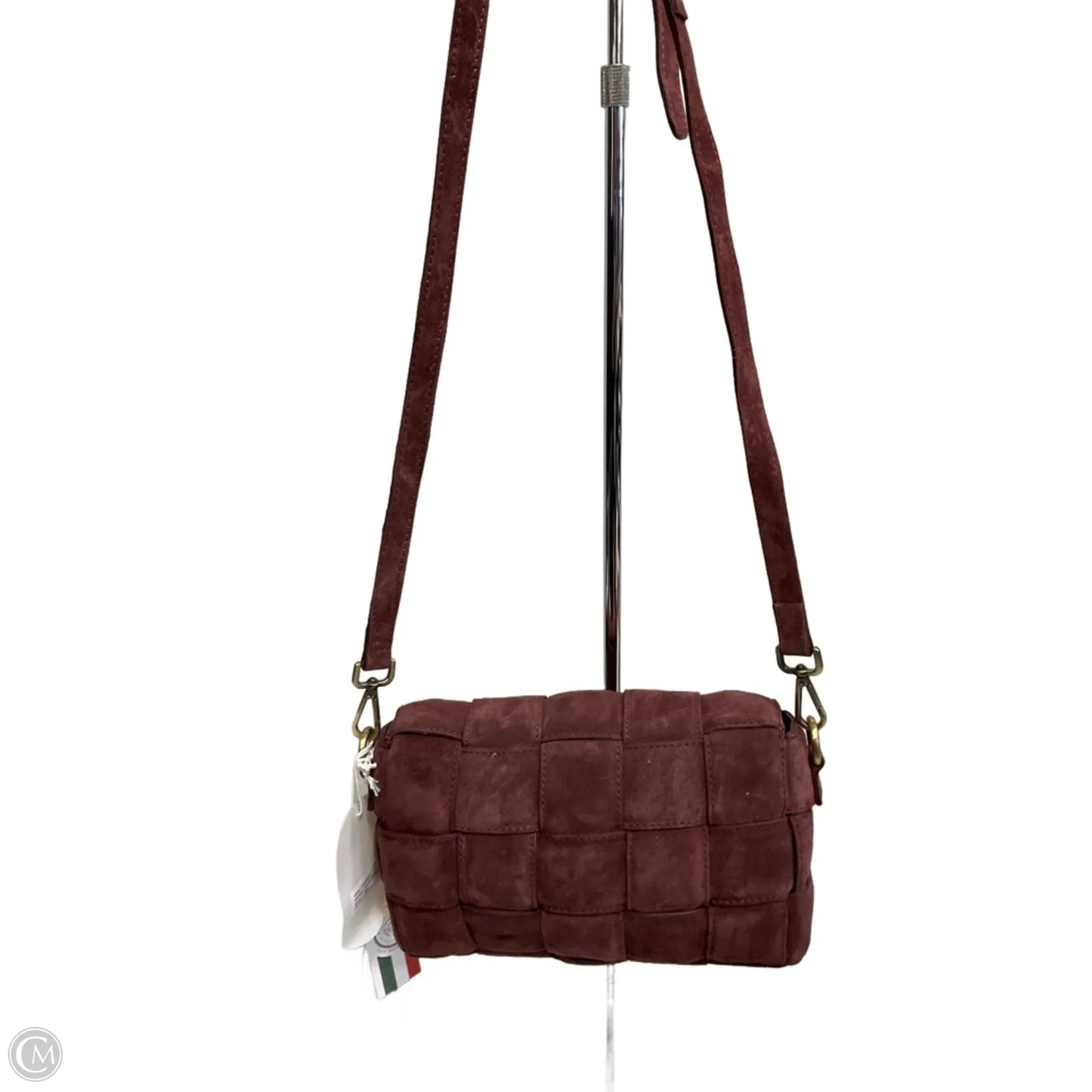Crossbody Leather By Clothes Mentor, Size: Medium