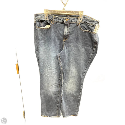 Jeans Boot Cut By Not Your Daughters Jeans In Blue Denim, Size: 22
