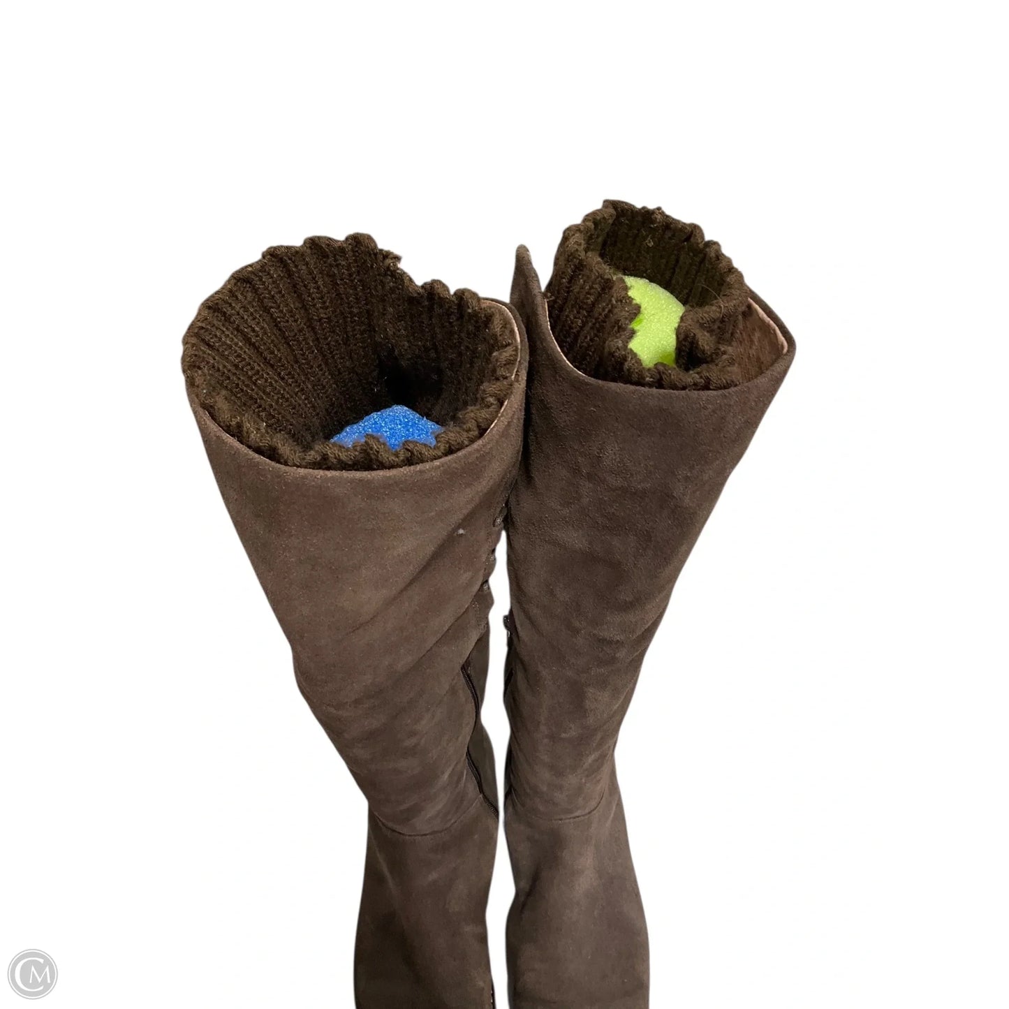 Boots Knee Flats By Lands End In Brown, Size: 10