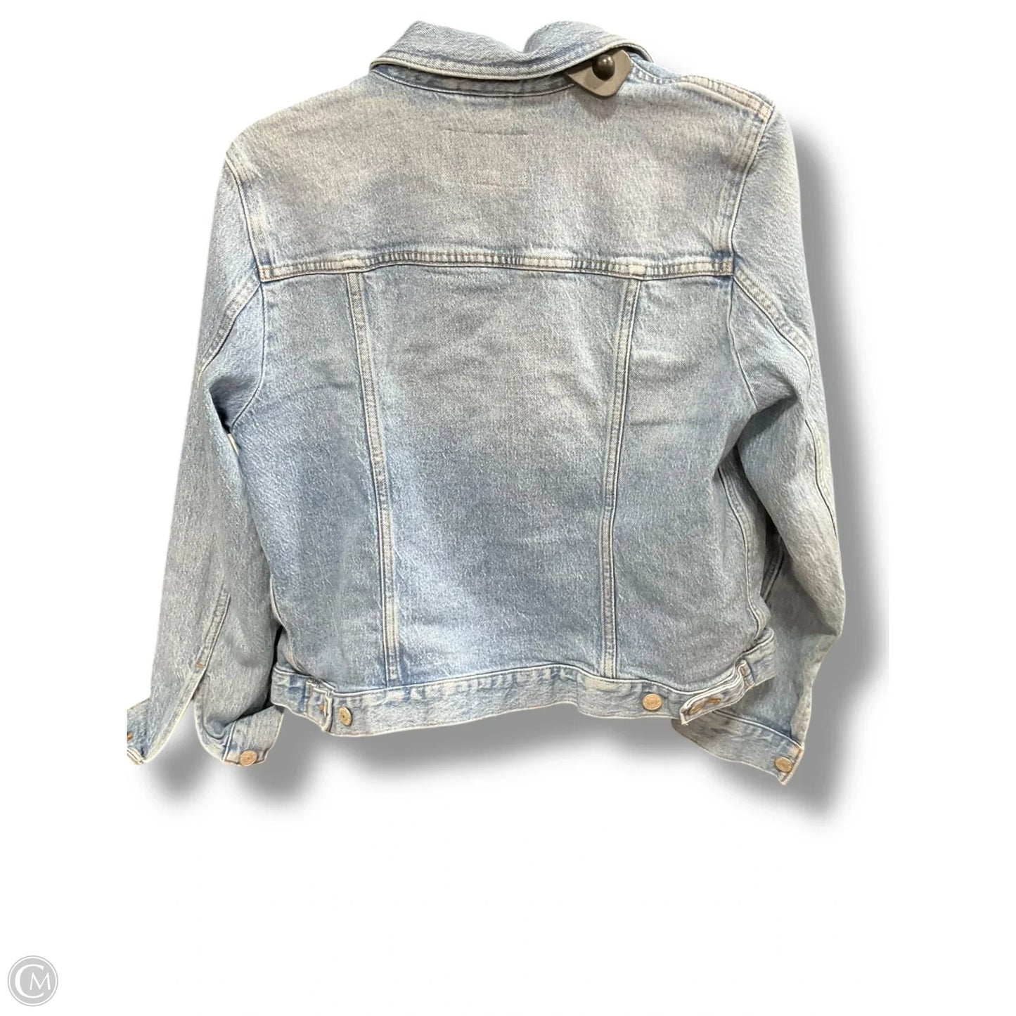 Jacket Denim By Banana Republic In Blue, Size: L