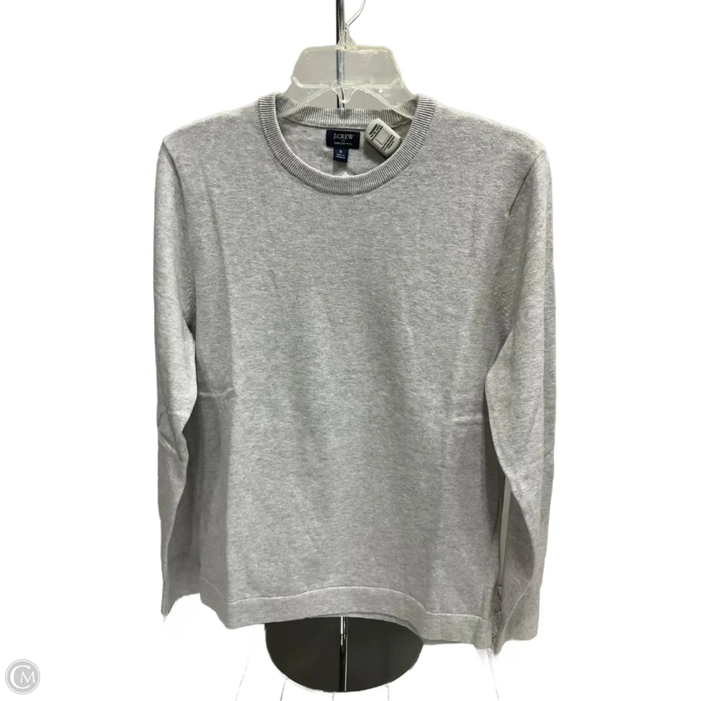 Top Long Sleeve By J. Crew In Grey, Size: S