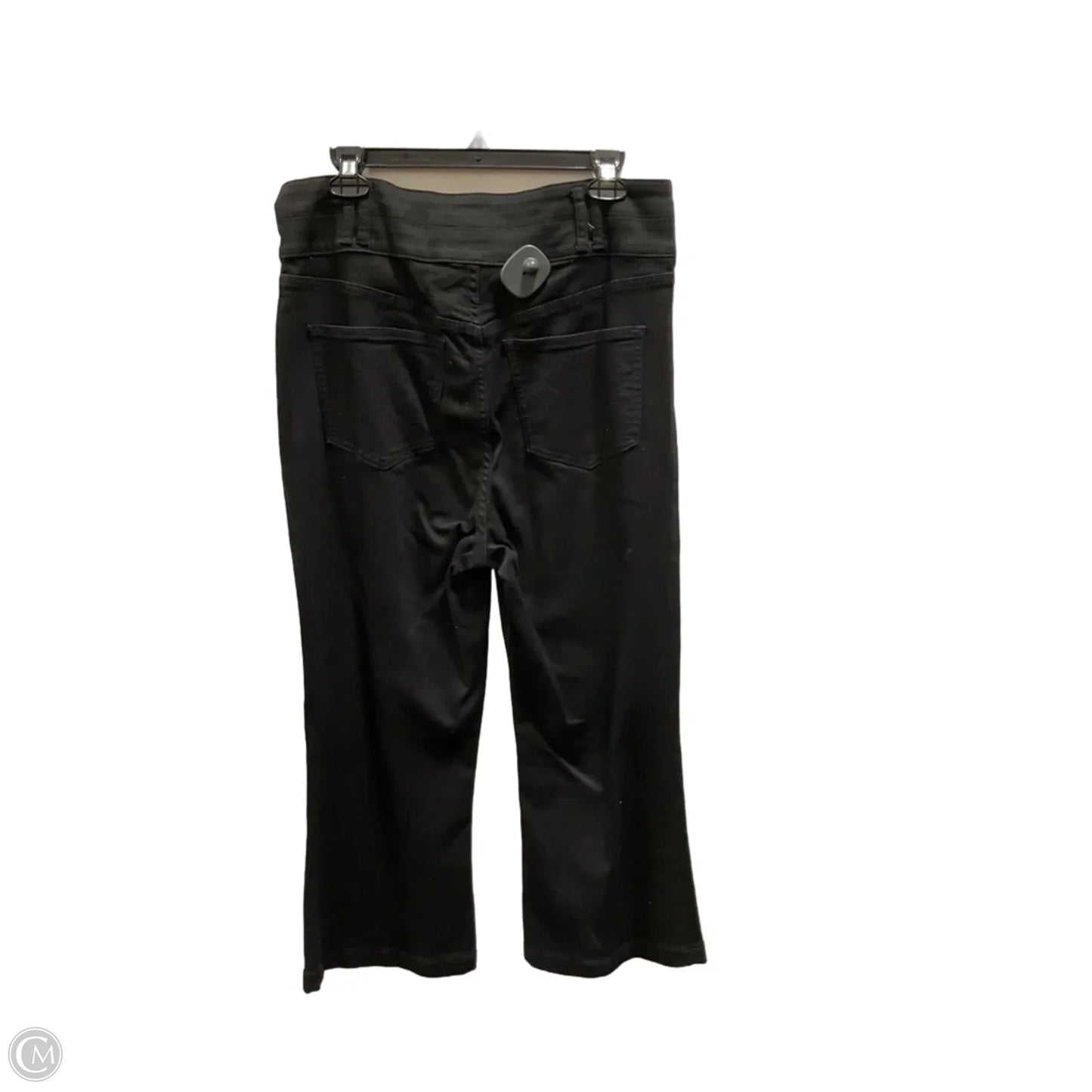 Jeans Wide Leg By Bcbgmaxazria In Black, Size: 14