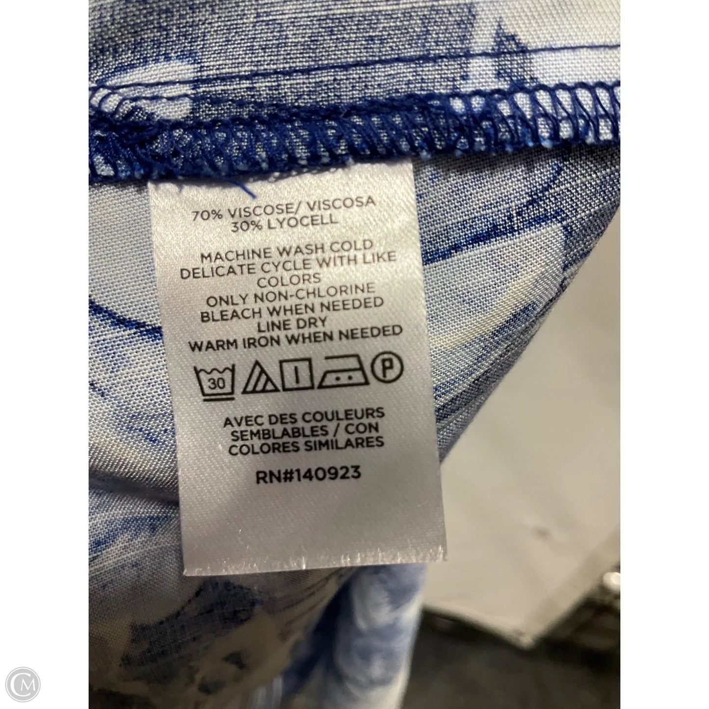 Dress Casual Midi By Loft In Blue, Size: Xxs