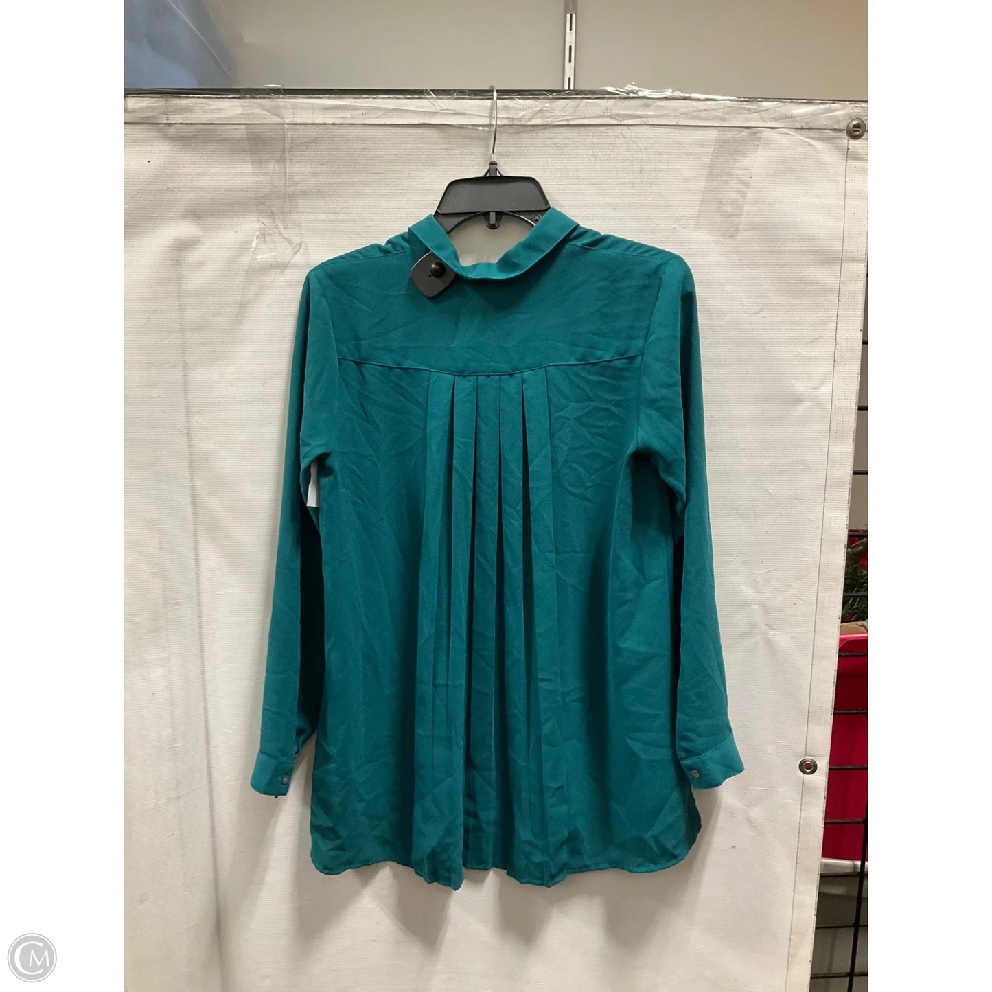 Blouse Long Sleeve By J. Jill In Teal, Size: Xs