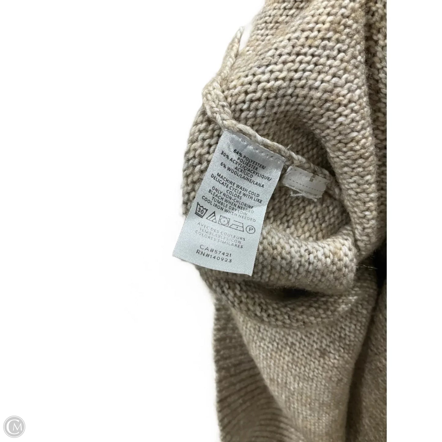 Sweater By Loft In Tan, Size: L