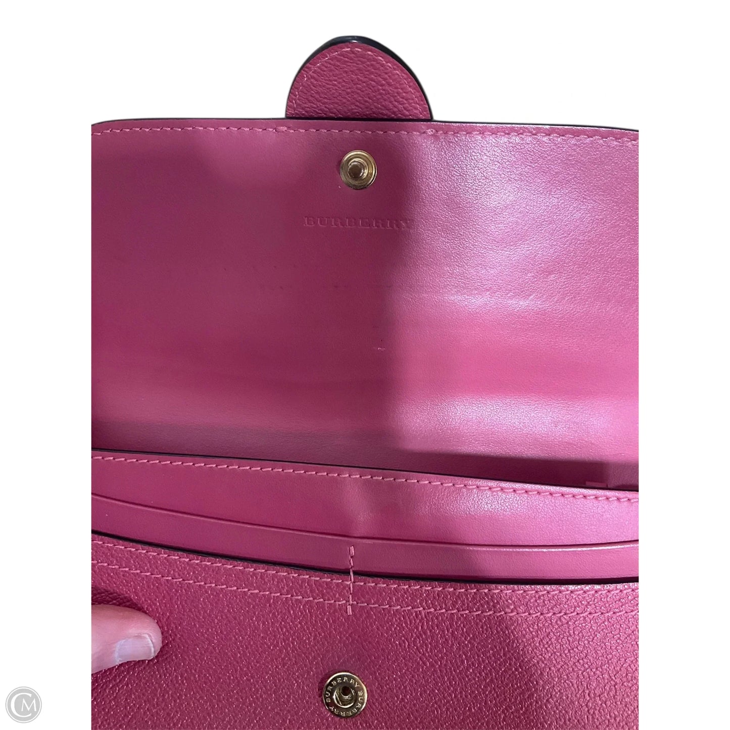 Wallet Luxury Designer By Burberry, Size: Large