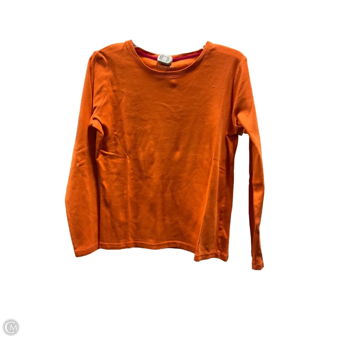 Top Long Sleeve By Talbots In Orange, Size: M