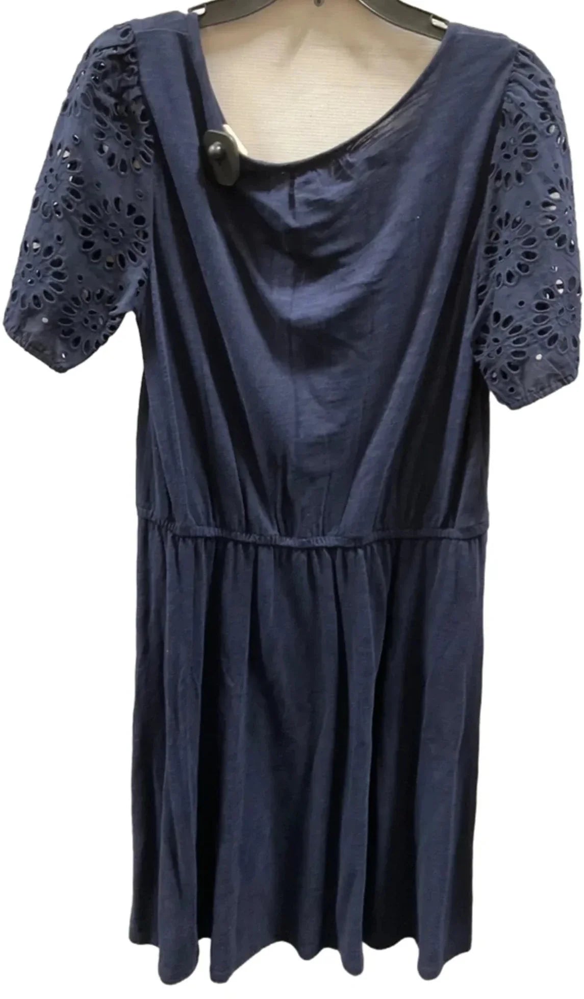 Dress Casual Midi By Talbots In Blue, Size: L
