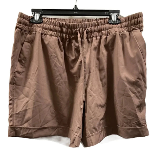 Athletic Shorts By Mondetta In Brown, Size: L