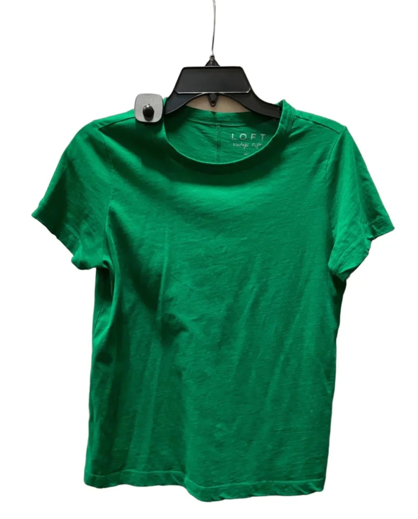 Top Short Sleeve By Loft In Green, Size: S