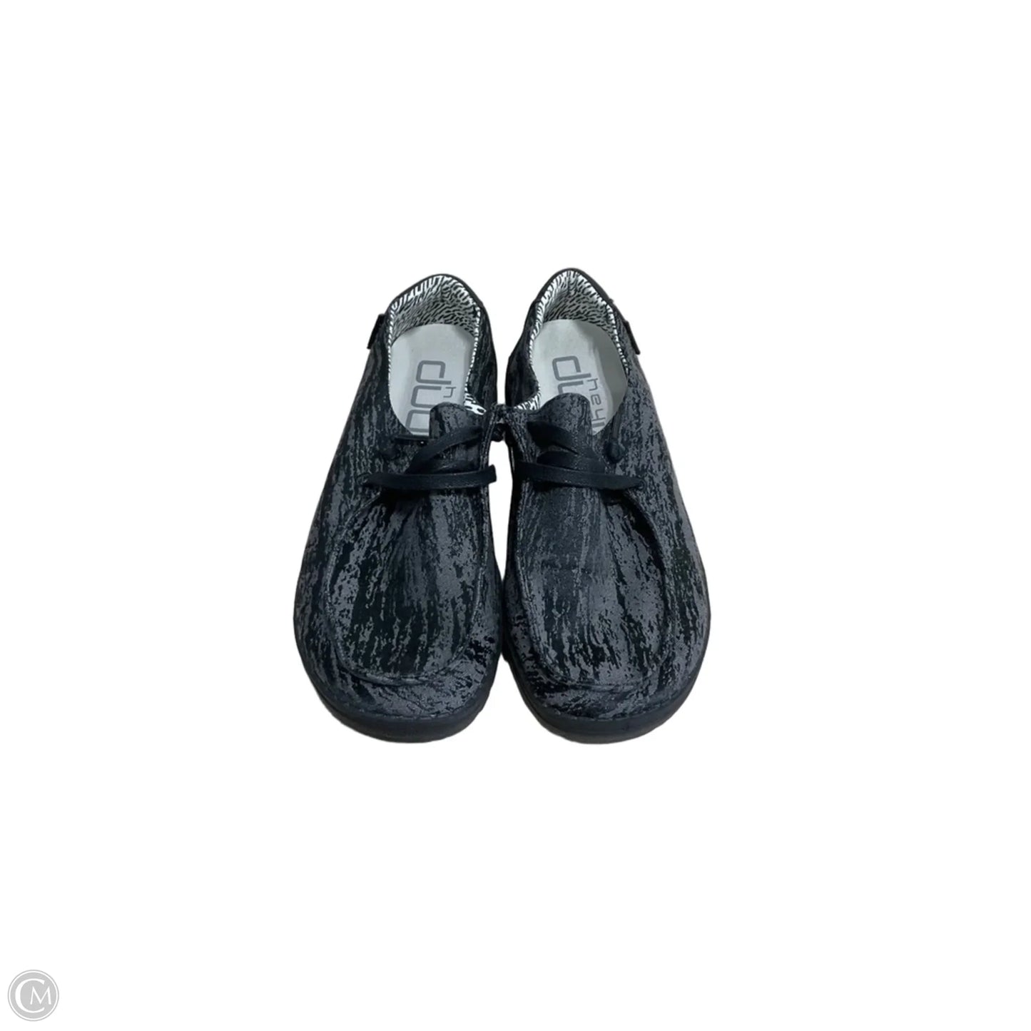 Shoes Flats By Hey Dude In Grey, Size: 7