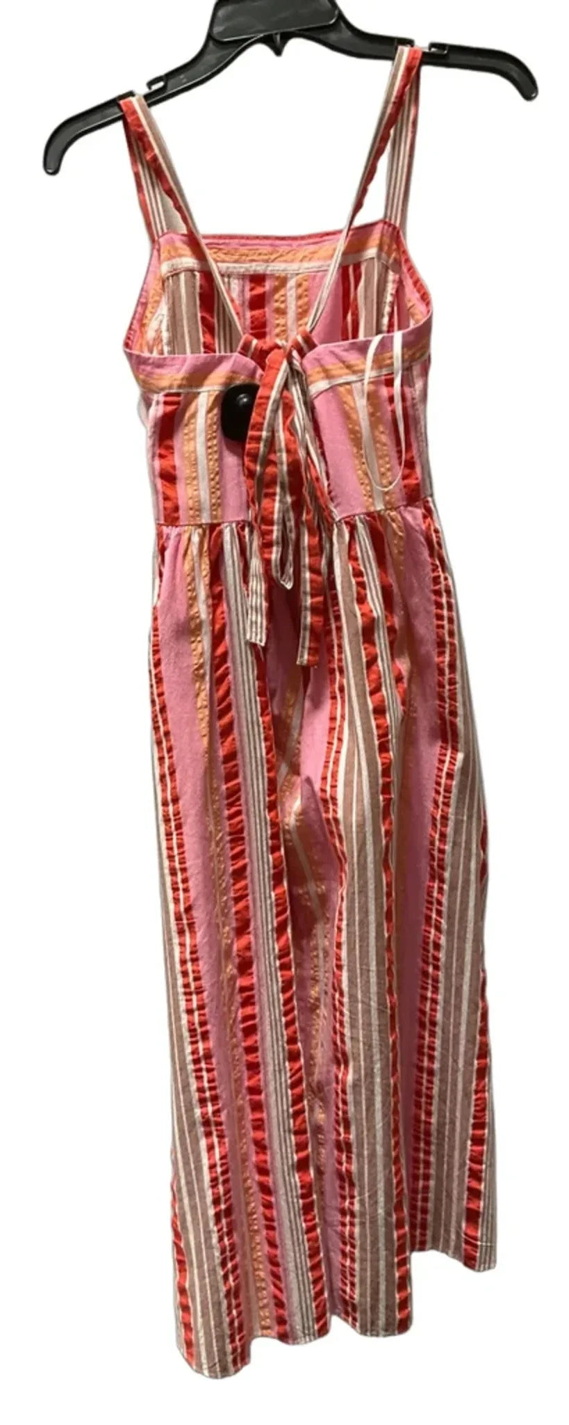 Dress Casual Midi By Loft In Pink & Red, Size: 2