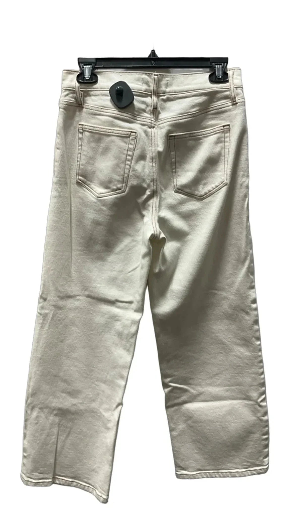 Jeans Wide Leg By Loft In Cream, Size: 0