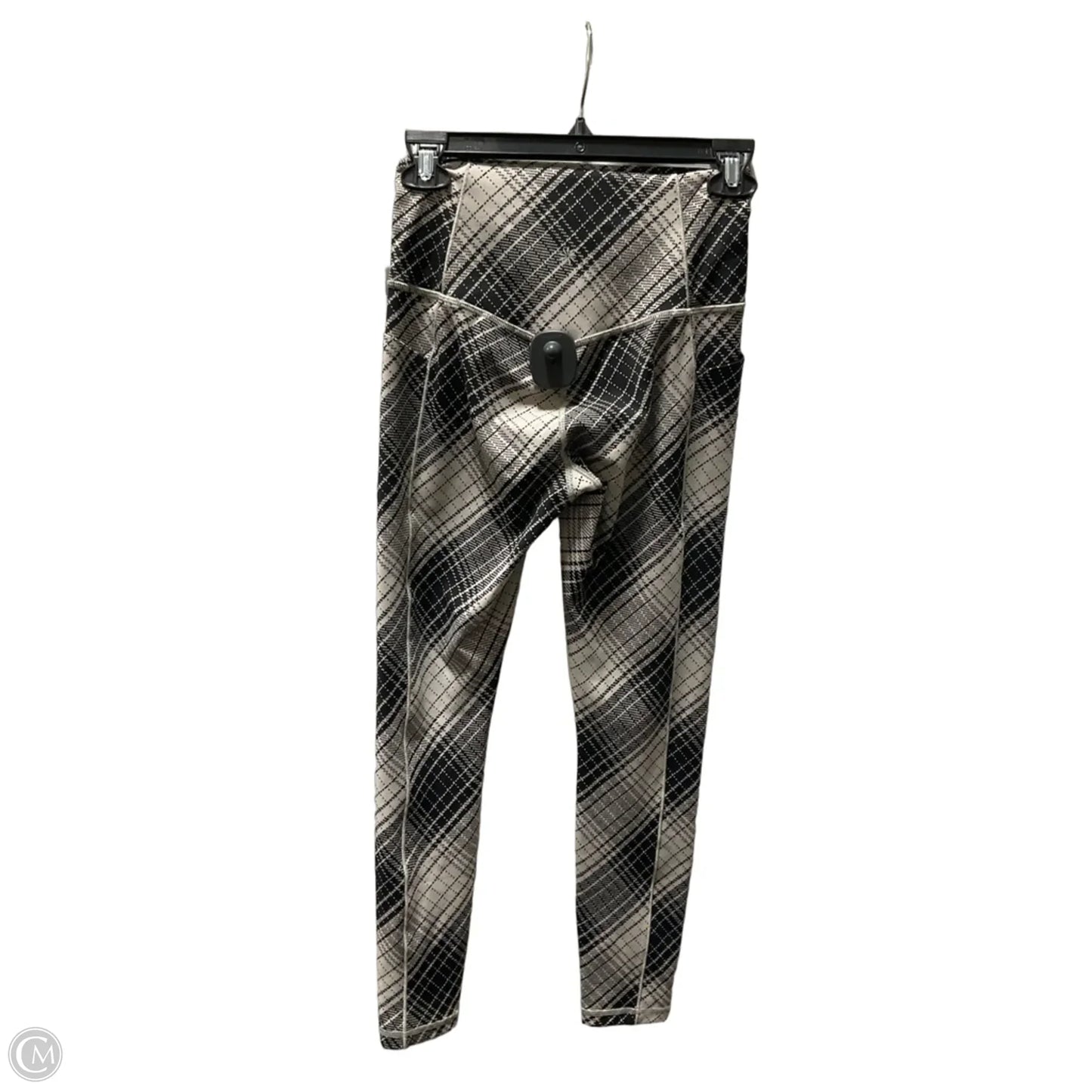 Athletic Leggings By Athleta In Black & Tan, Size: Xs