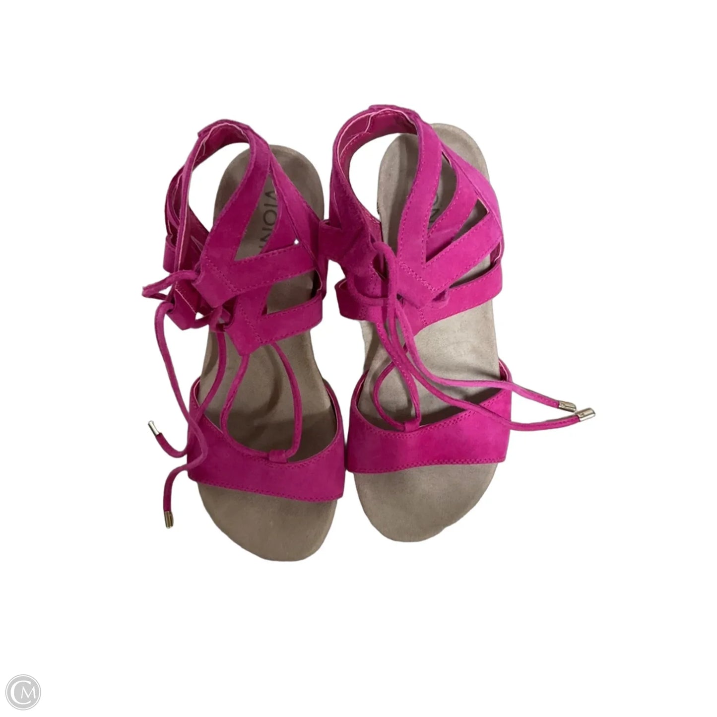 Sandals Heels Platform By Vionic In Pink, Size: 6.5