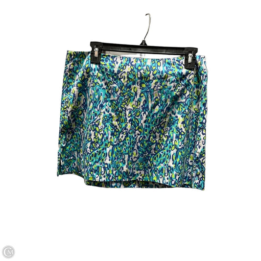 Skirt Designer By Lilly Pulitzer In Blue & Green, Size: 8