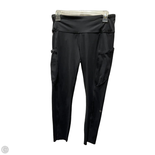Athletic Leggings By Lululemon In Black, Size: 8