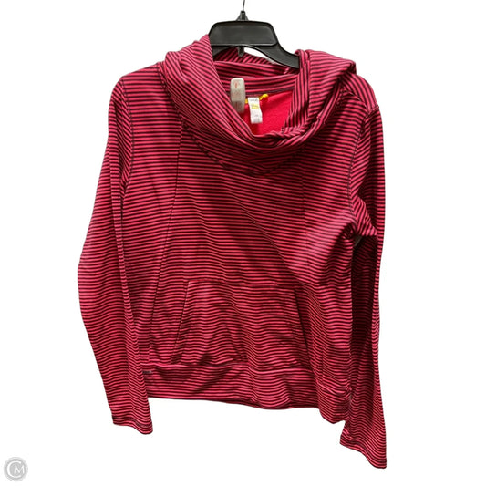 Athletic Sweatshirt Hoodie By Lole In Pink & Purple, Size: L