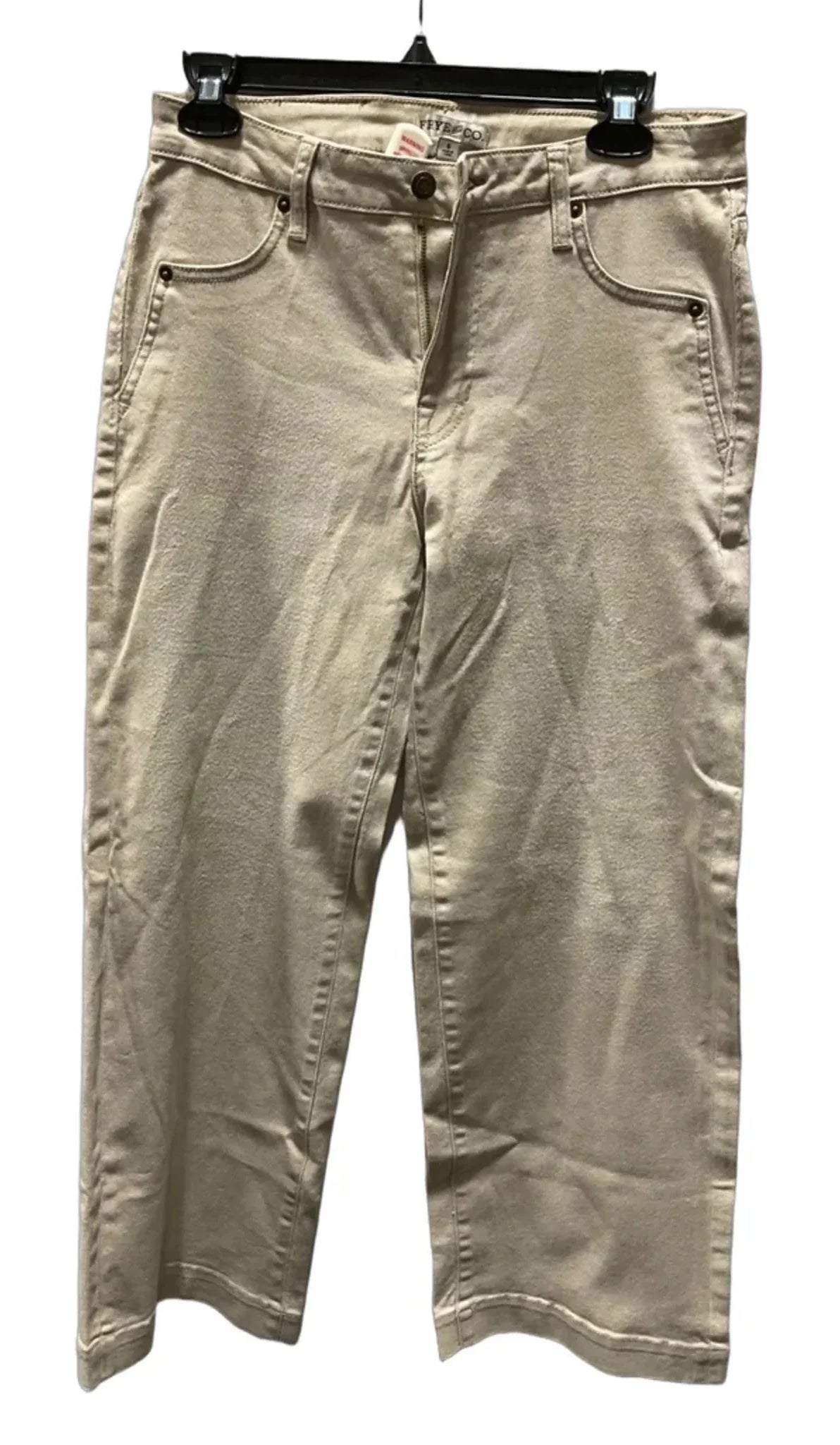 Jeans Wide Leg By Frye And Co In Beige, Size: 6