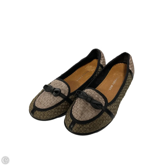 Shoes Flats By Bernie Mev In Brown & Pink, Size: 7.5
