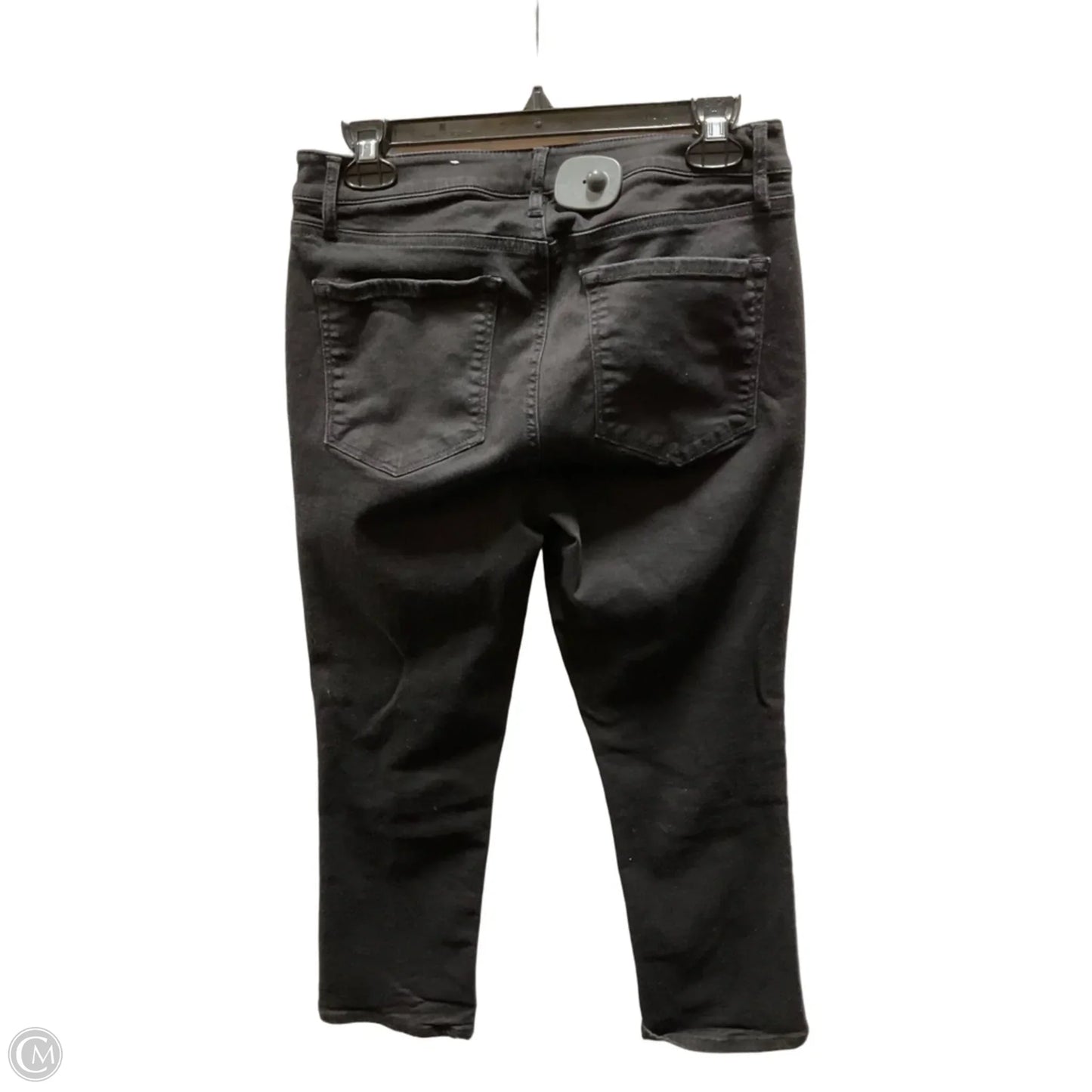 Jeans Cropped By Loft In Black, Size: 8