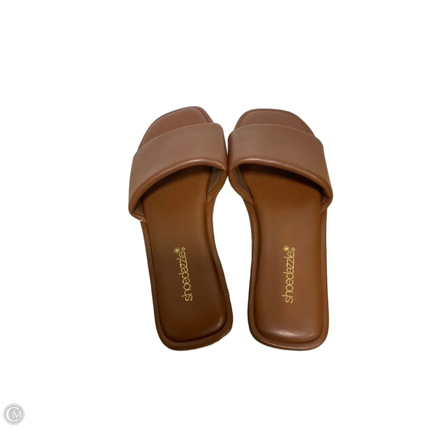 Sandals Flats By Shoedazzle In Brown, Size: 7.5