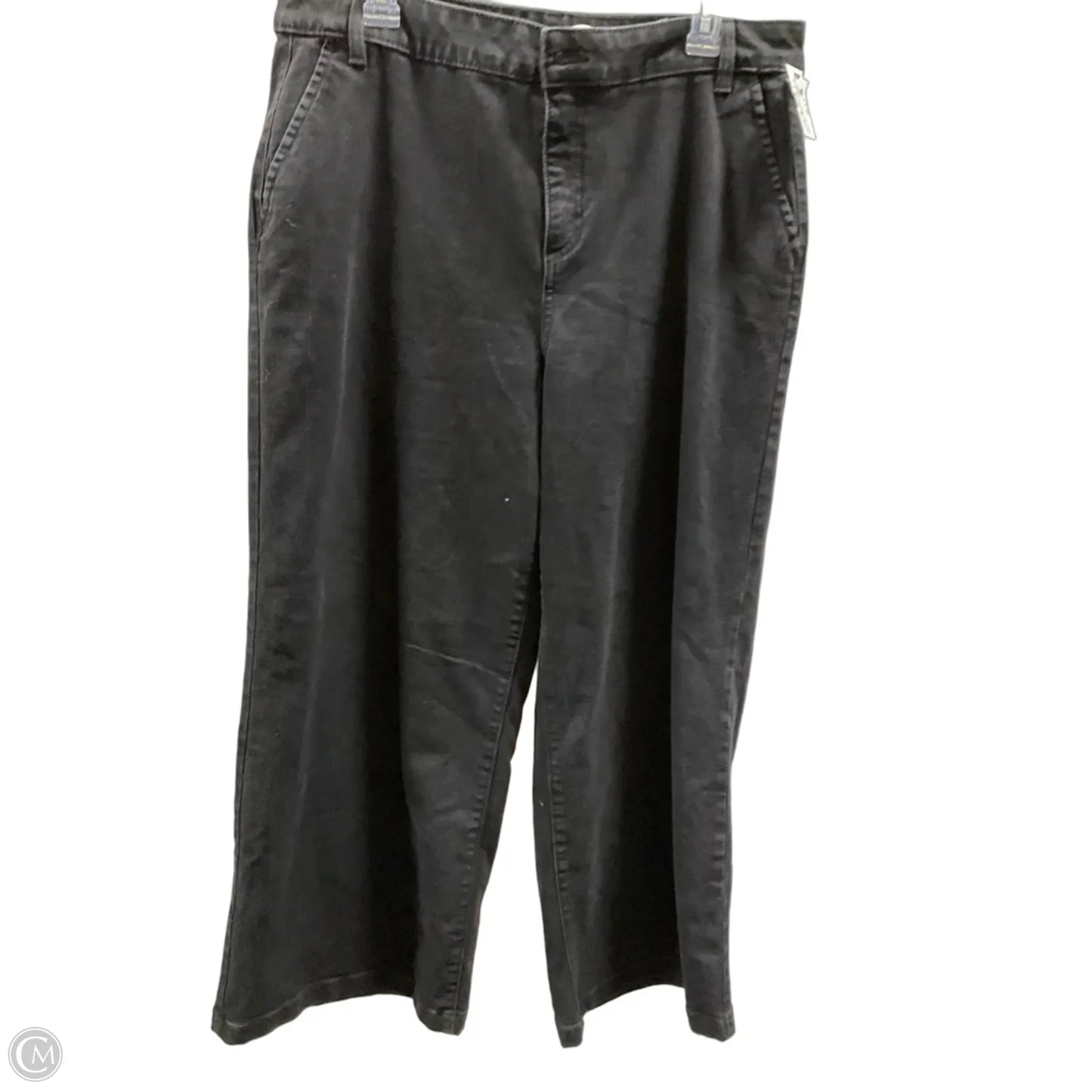 Jeans Wide Leg By Style And Company In Black, Size: 16