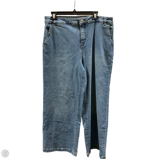 Jeans Wide Leg By Style And Company In Blue, Size: 16