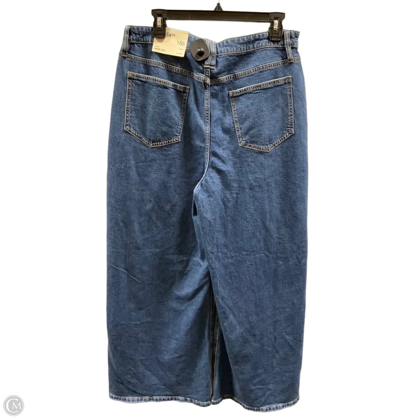 Jeans Wide Leg By On 34th In Blue, Size: 16