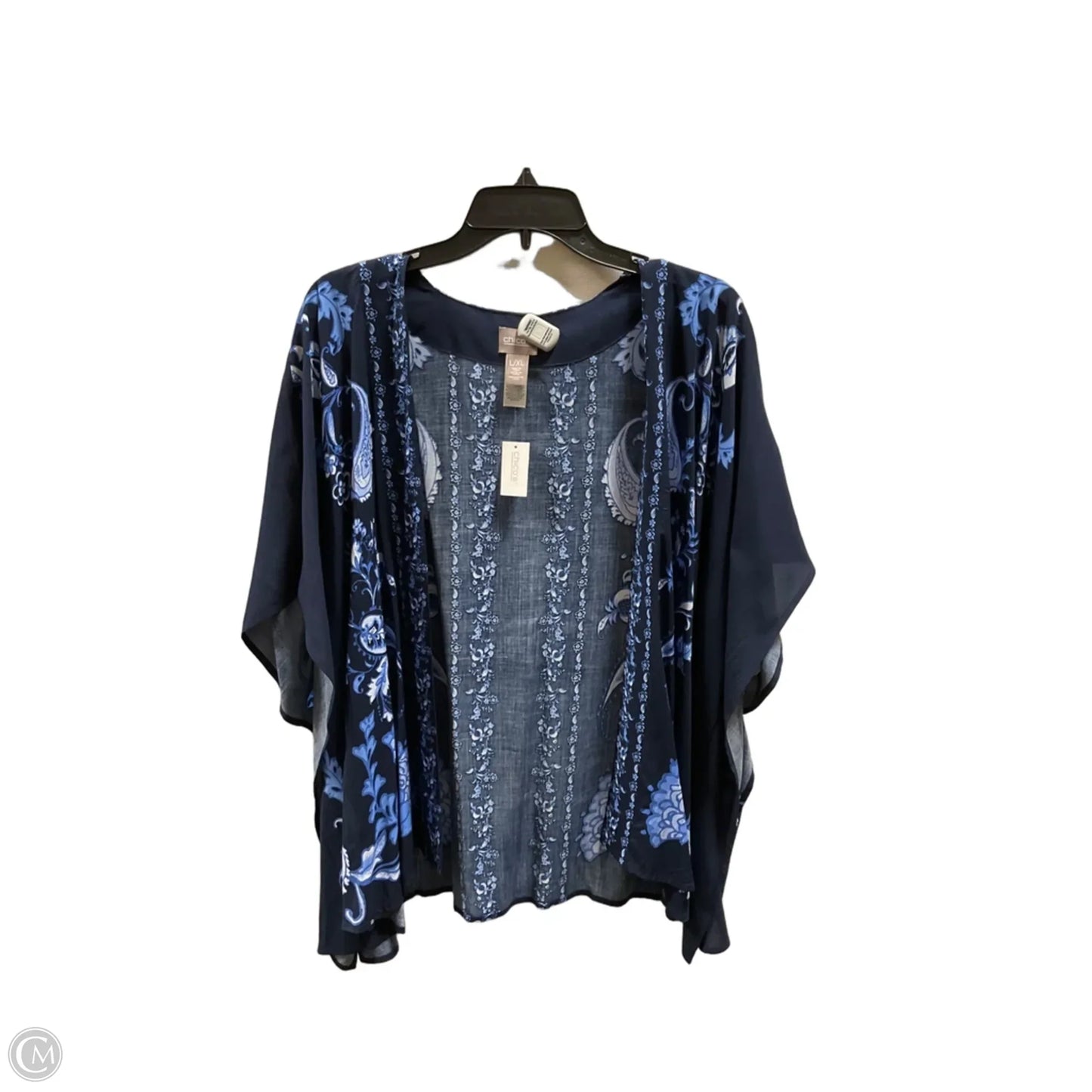 Shawl By Chicos In Blue, Size: L