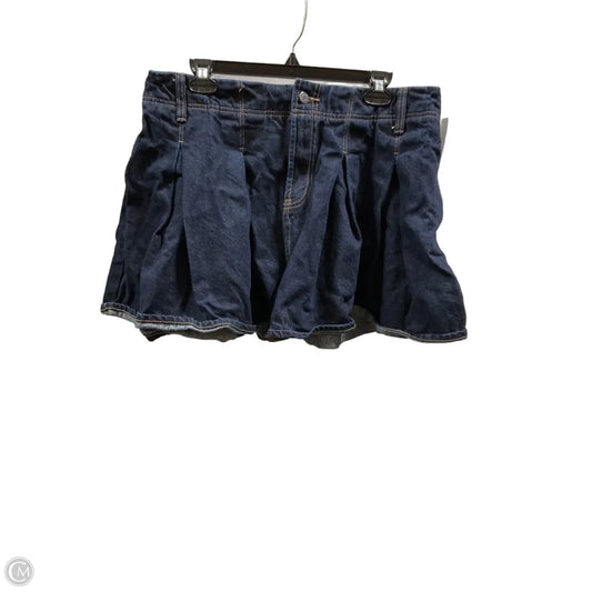 Skirt Mini & Short By Old Navy In Blue, Size: L