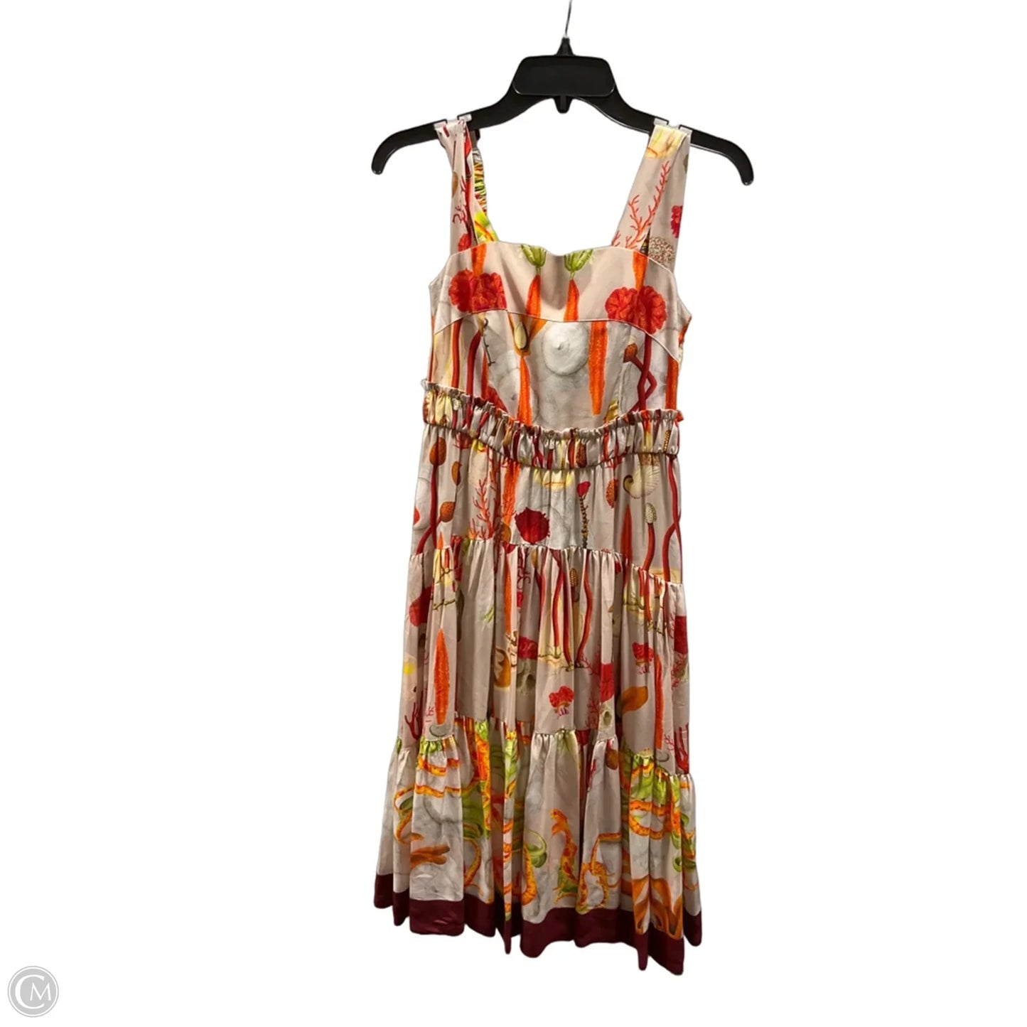 Dress Casual Maxi By Cma In Orange & Tan, Size: Xs
