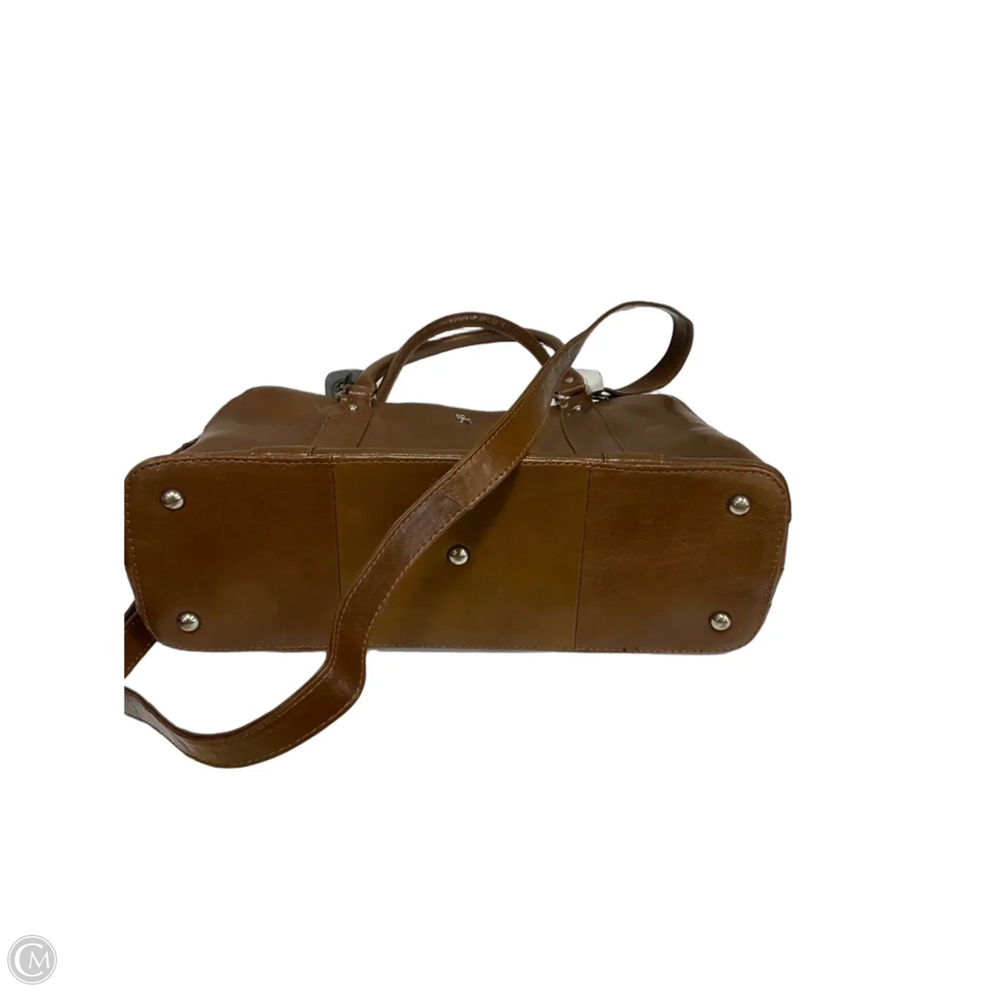 Handbag Leather By Cmf, Size: Large