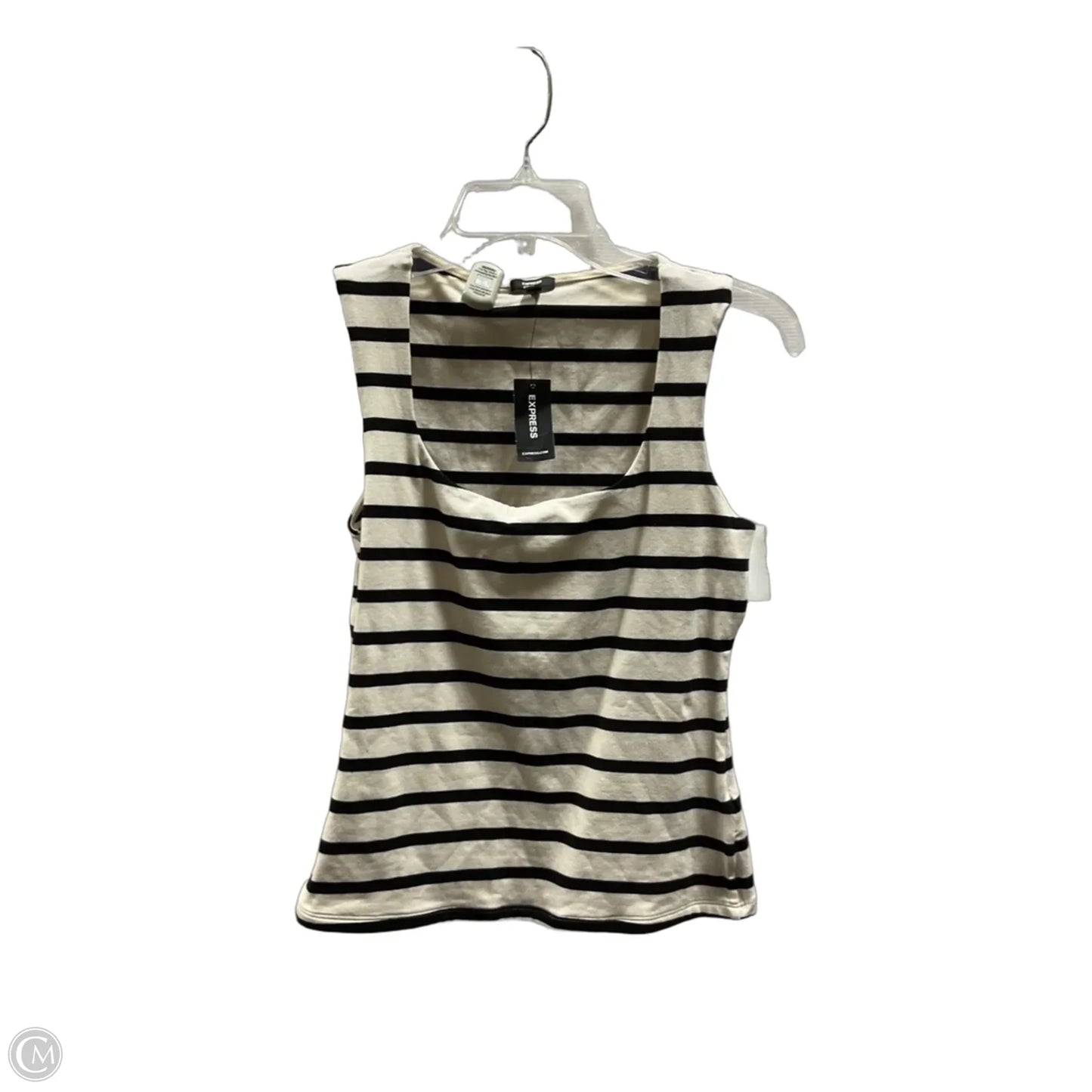 Dress Casual Midi By Express In Striped Pattern, Size: S