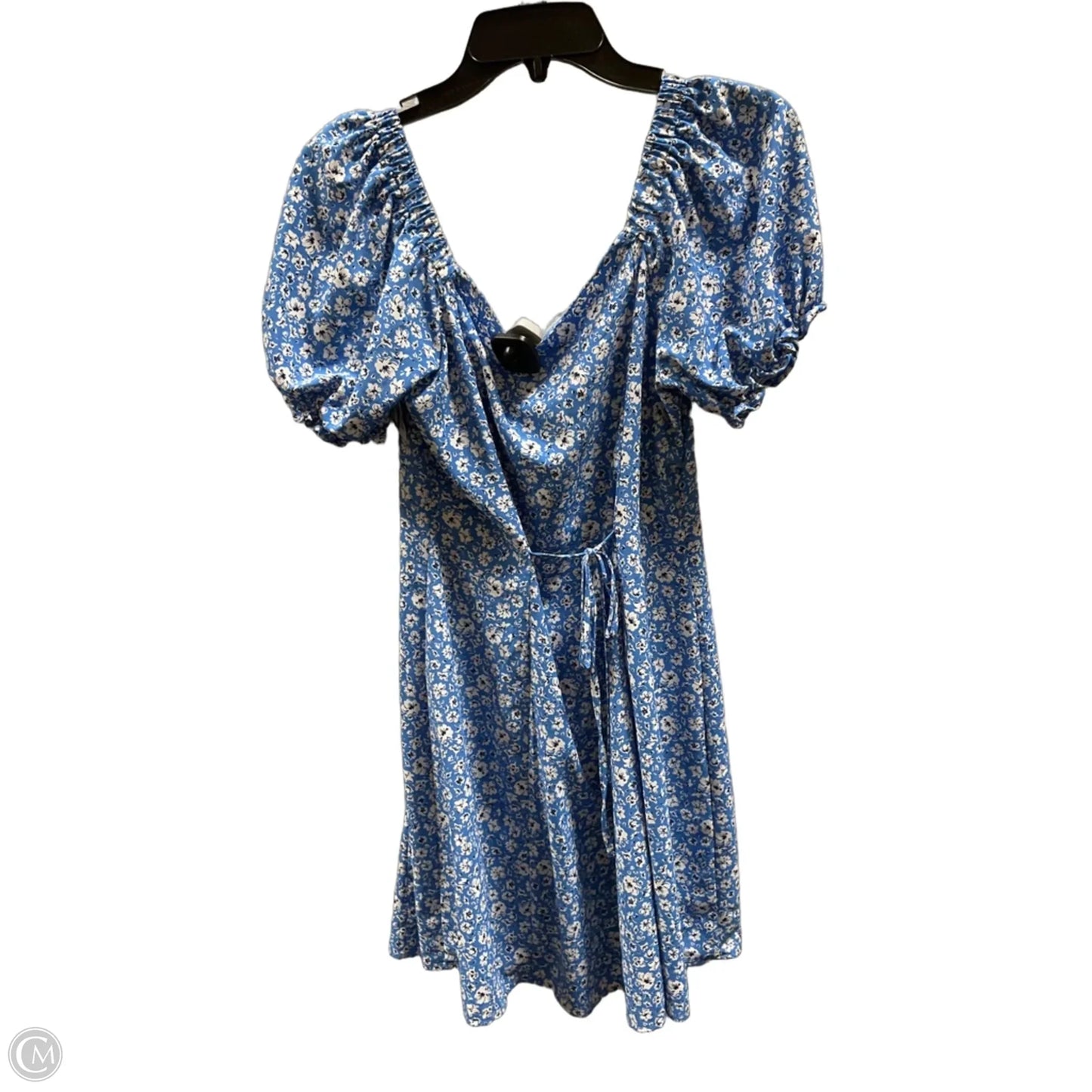 Dress Casual Short By Mng In Blue & White, Size: Xs