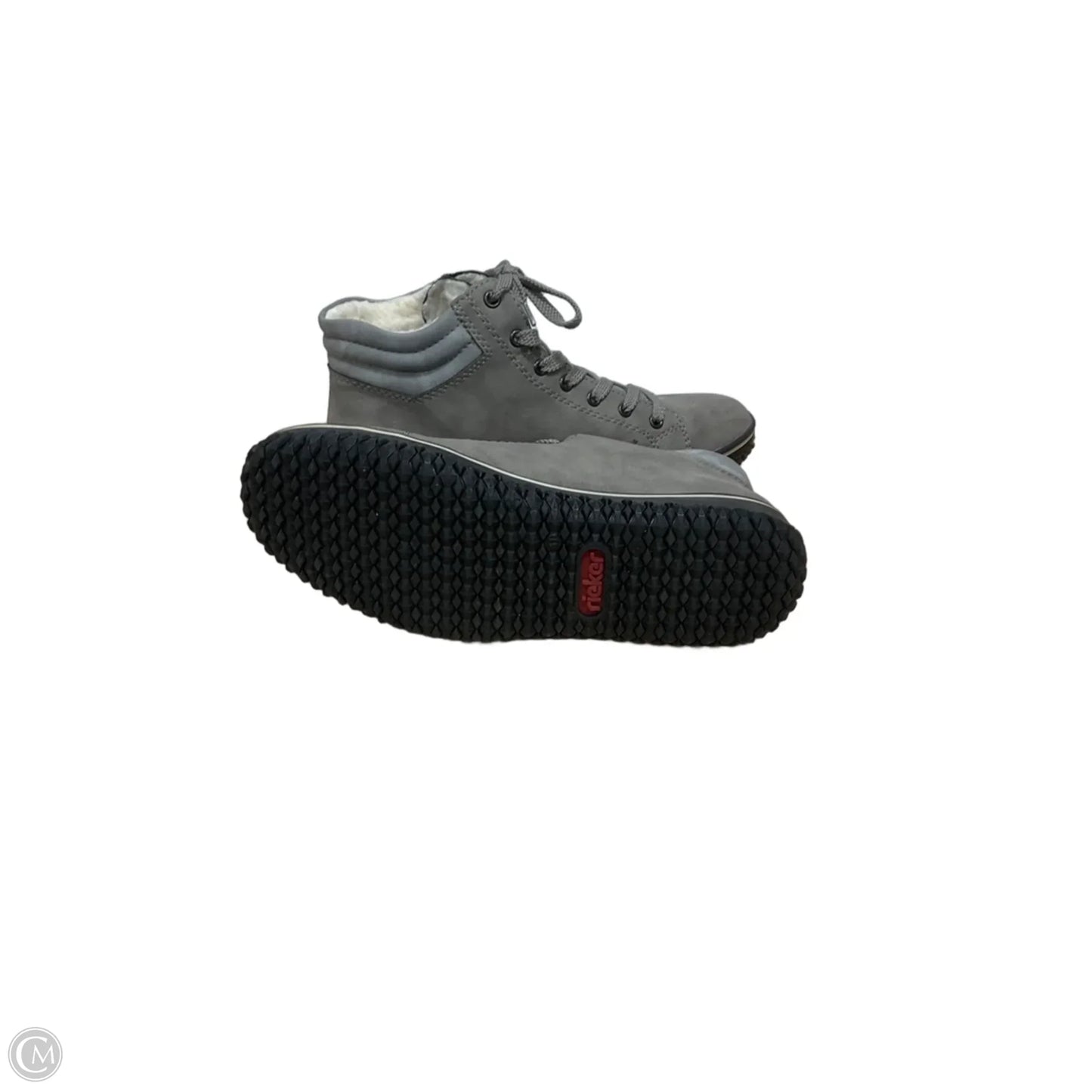 Boots Ankle Flats By Cmb In Grey, Size: 10