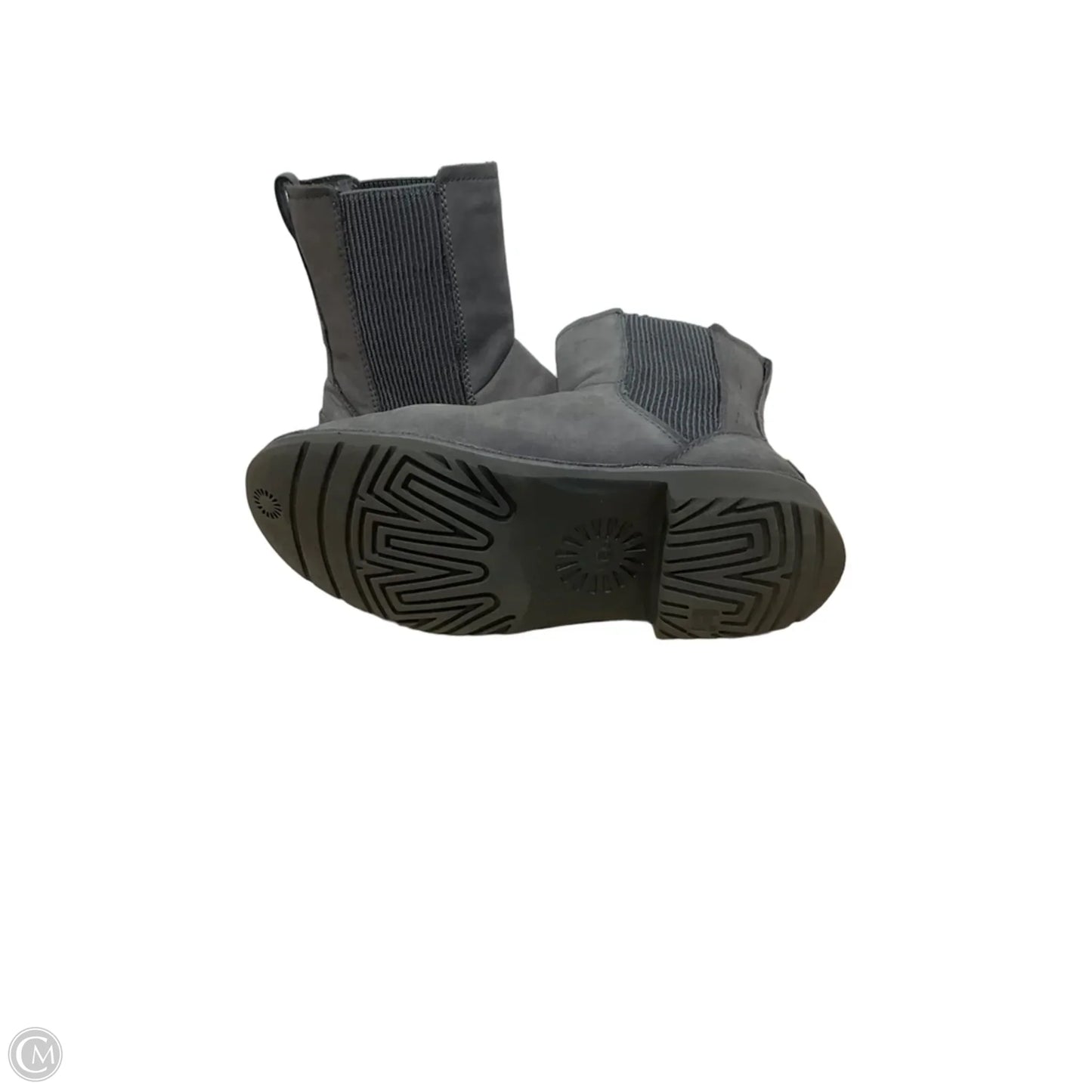Boots Ankle Heels By Ugg In Grey, Size: 7