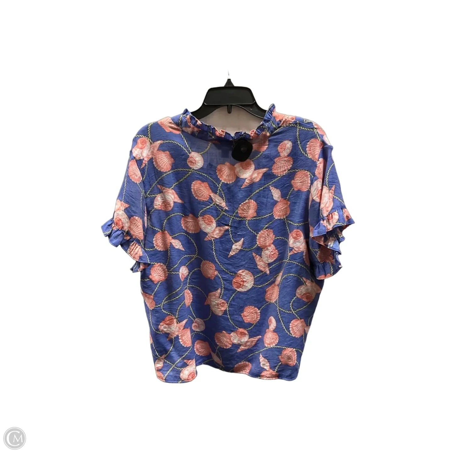 Top Short Sleeve By Counterparts In Blue, Size: Xl