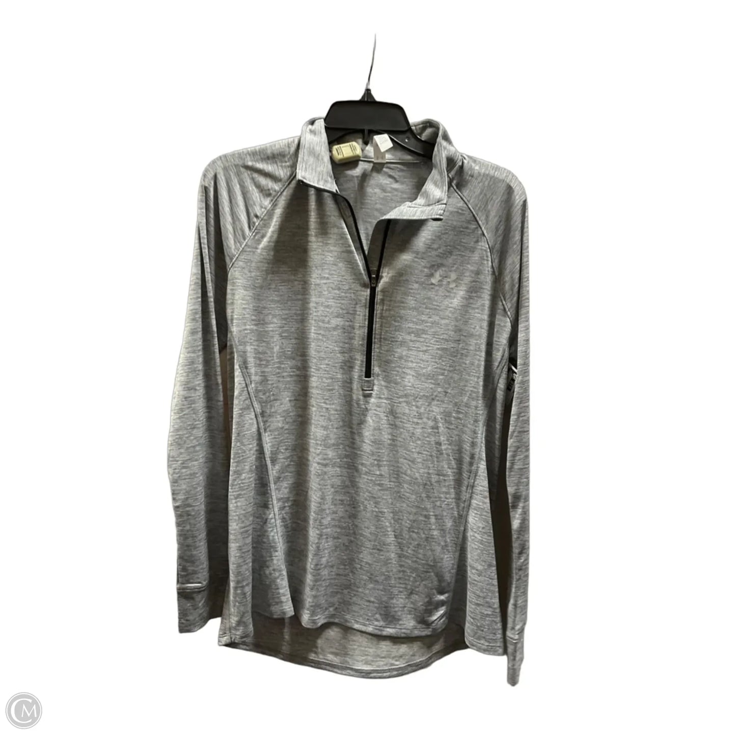 Athletic Jacket By Under Armour In Grey, Size: L