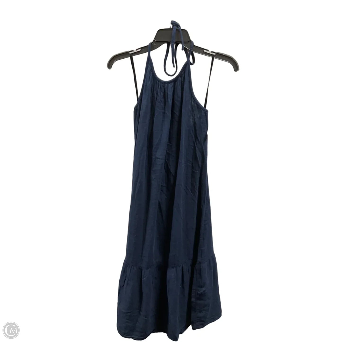 Dress Casual Midi By Loft In Blue, Size: M