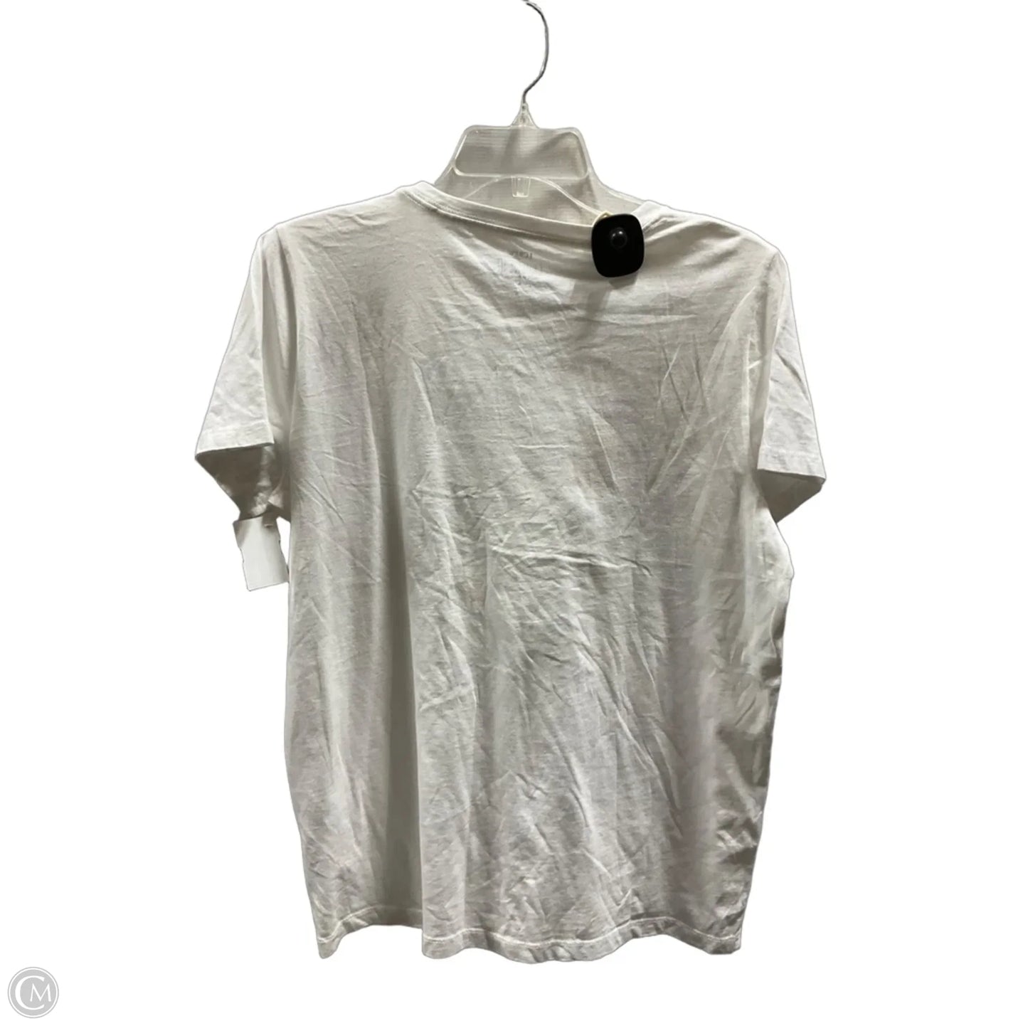 Top Short Sleeve By J. Crew In White, Size: L