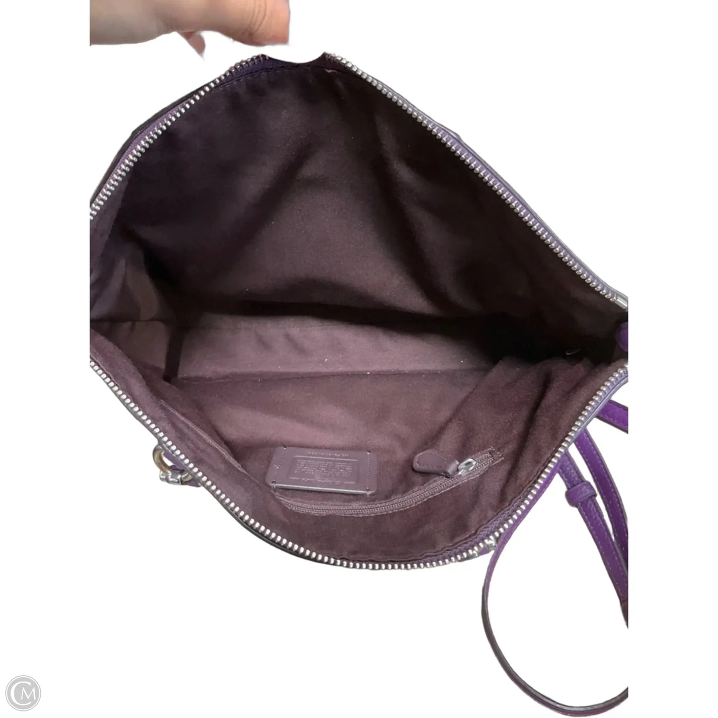 Handbag Designer By Coach, Size: Medium