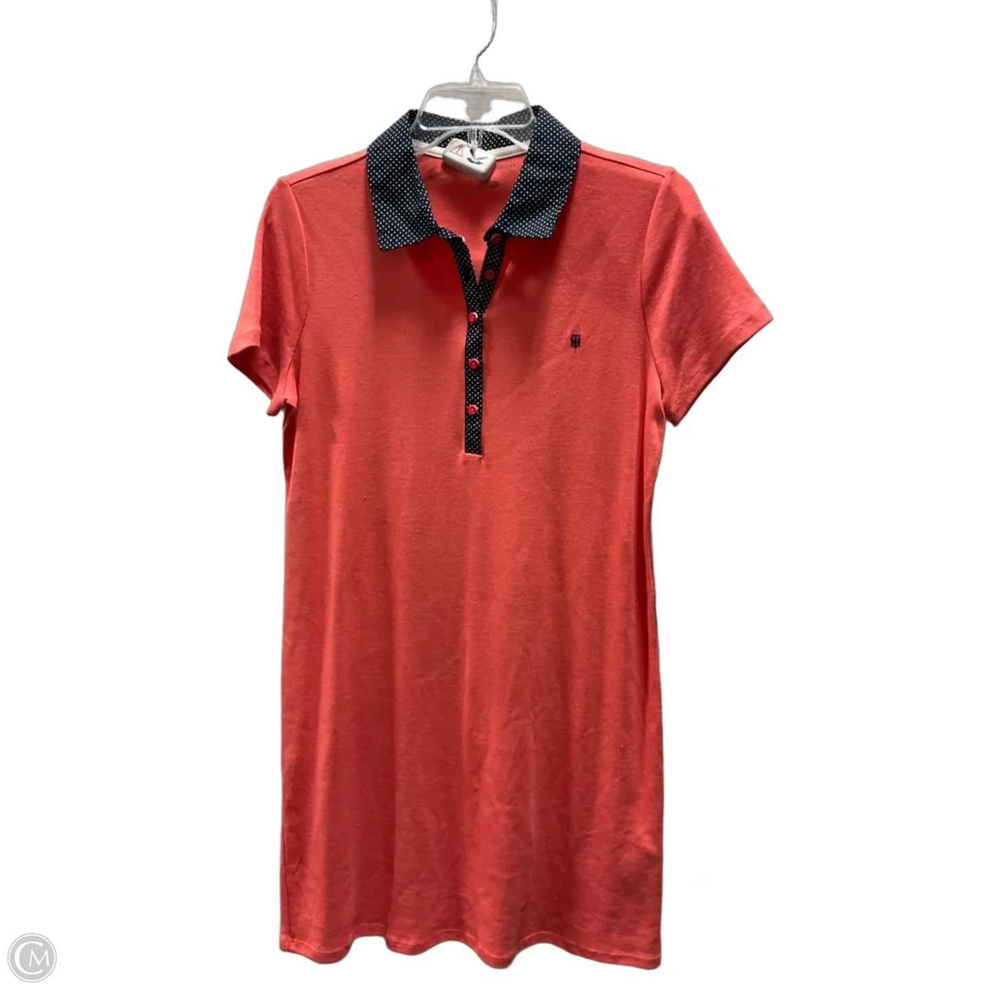 Dress Casual Midi By Tommy Hilfiger In Orange, Size: M