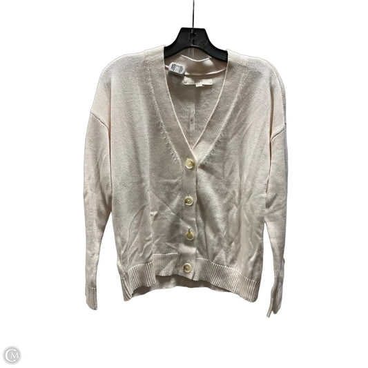 Cardigan By Loft In Cream, Size: M