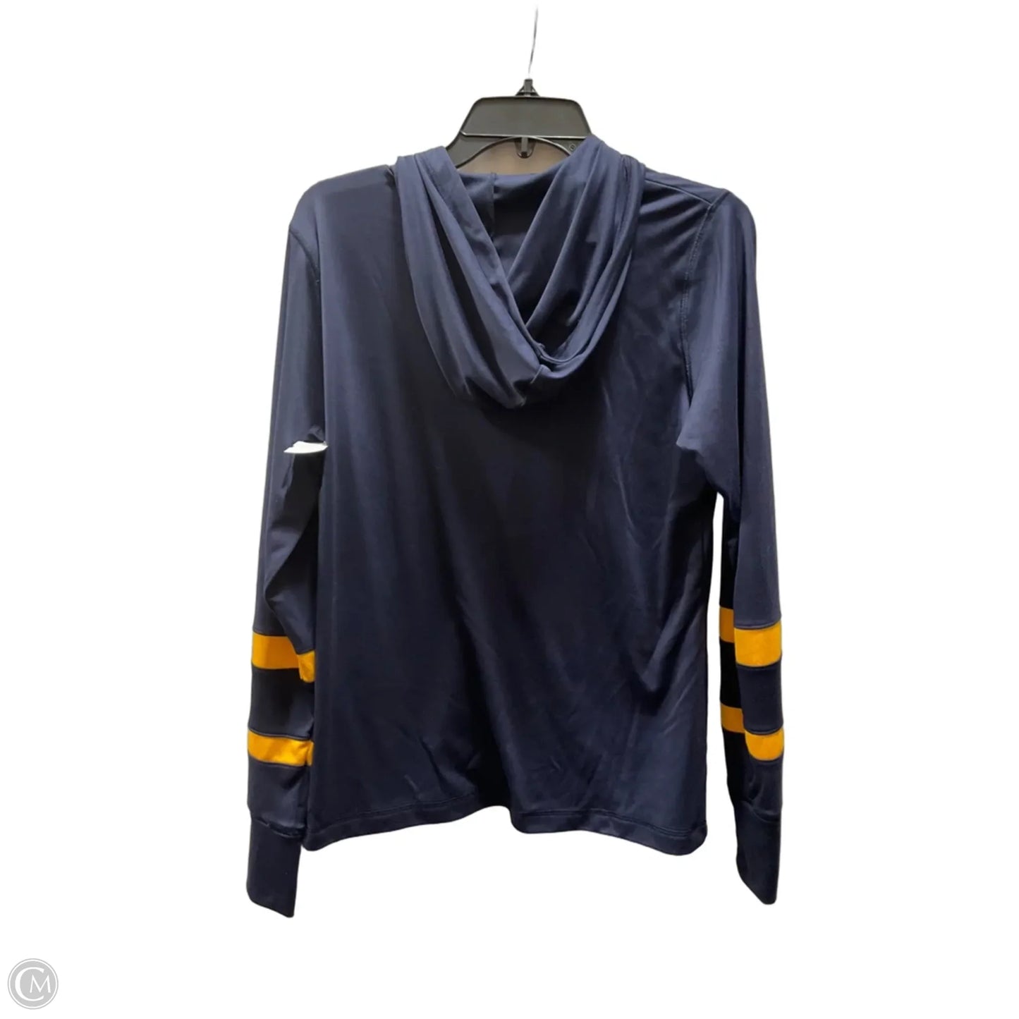 Athletic Jacket By Champion In Blue & Yellow, Size: Xl
