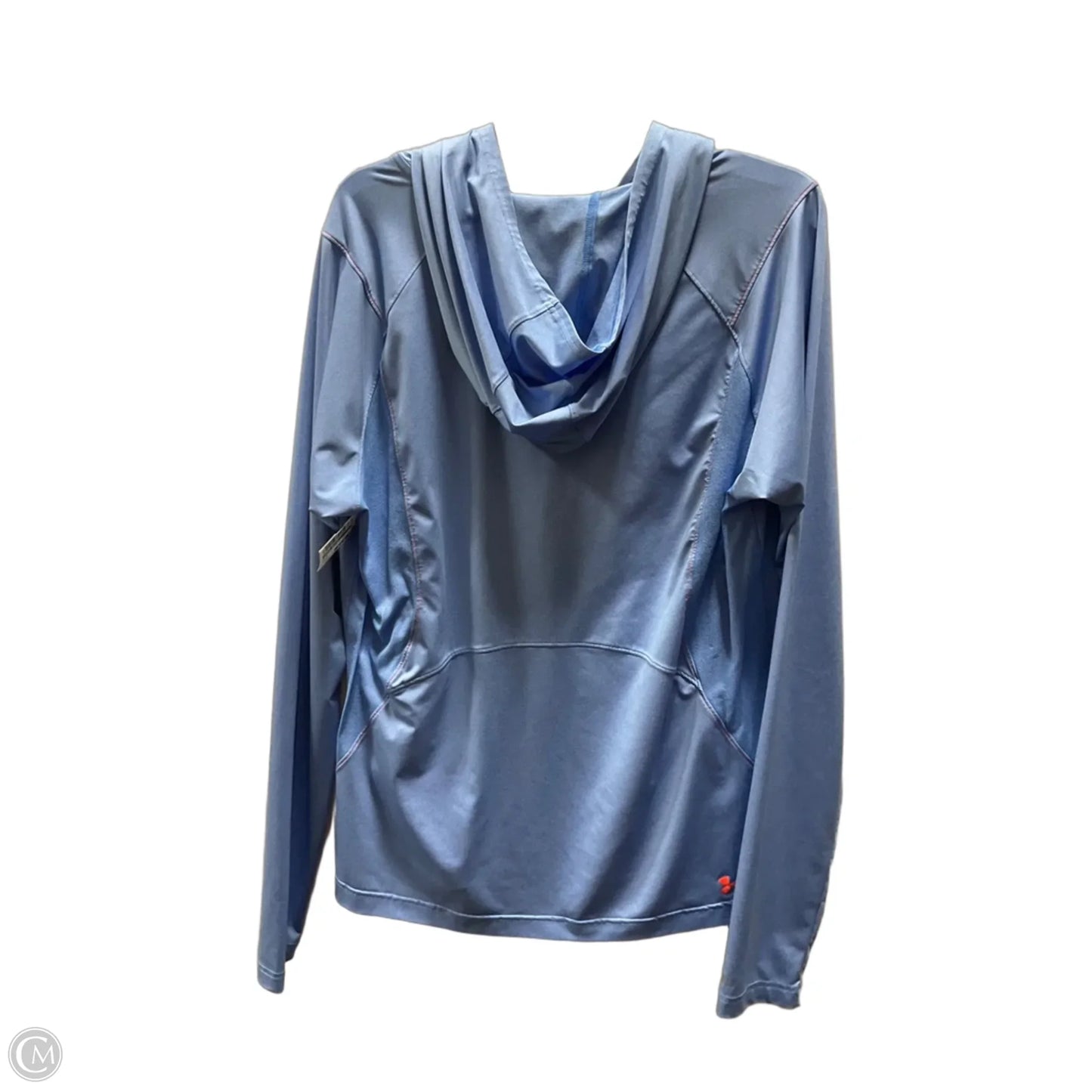 Athletic Top Long Sleeve Crewneck By Under Armour In Blue, Size: Xl