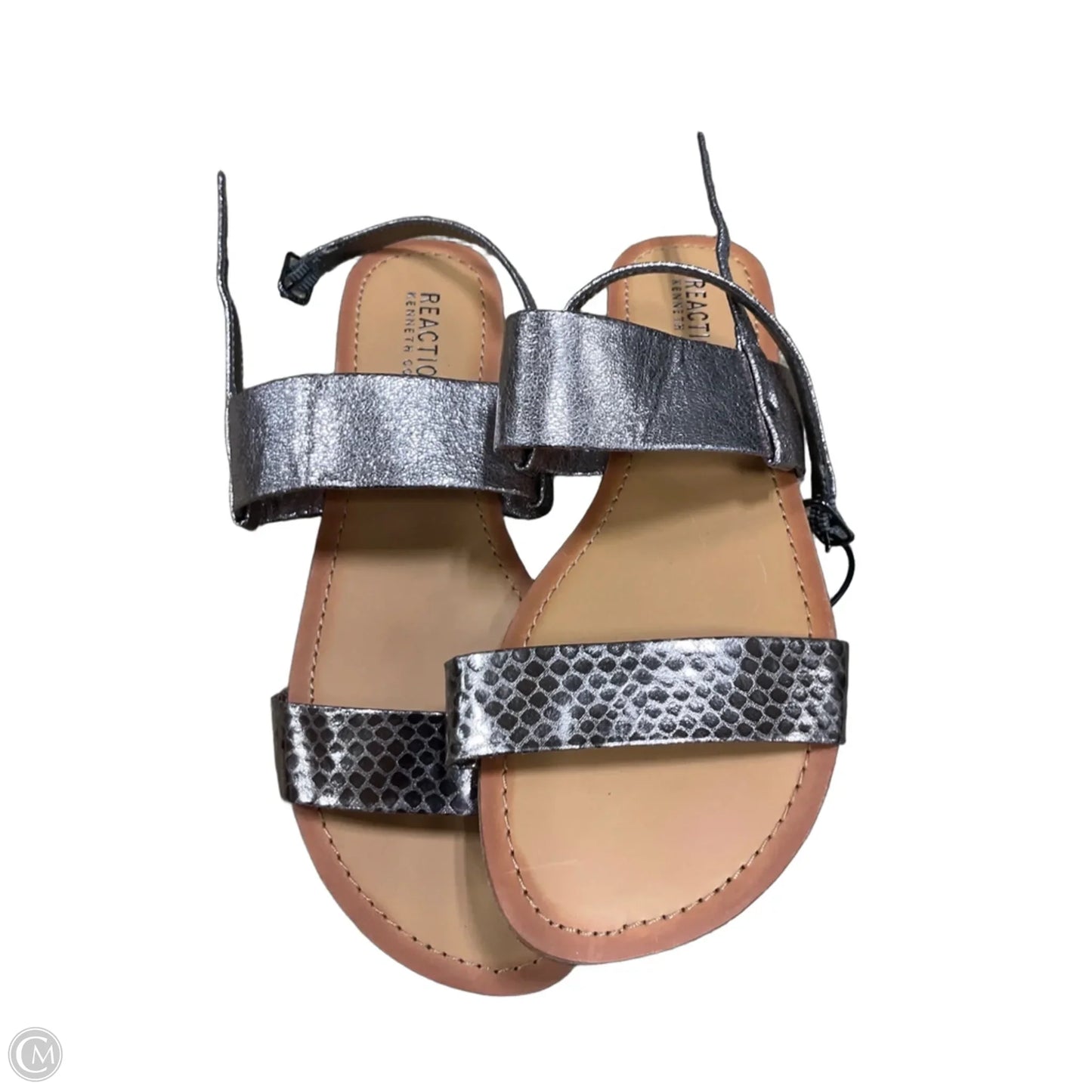 Sandals Flats By Kenneth Cole Reaction In Grey, Size: 8