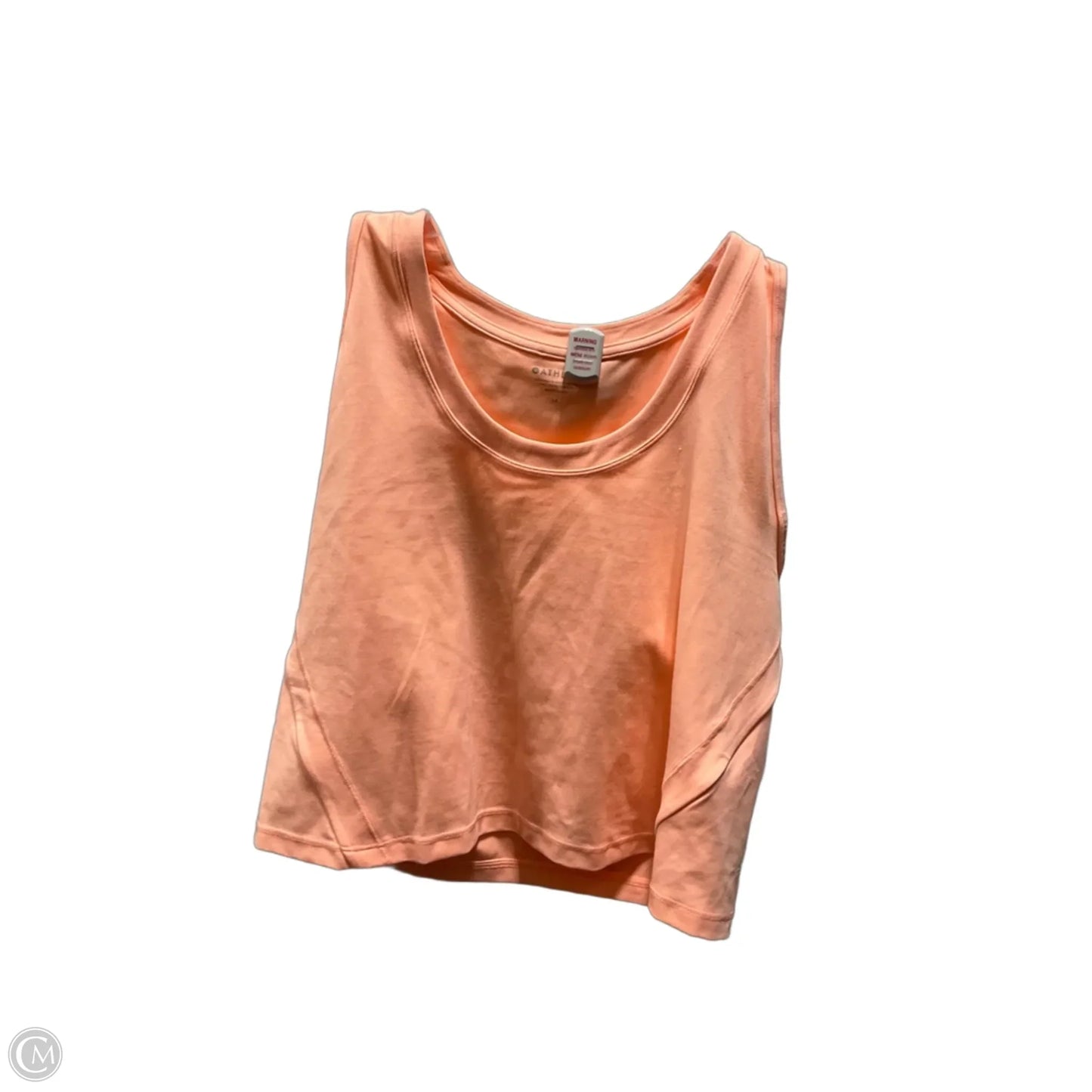 Athletic Tank Top By Athleta In Orange, Size: 1x
