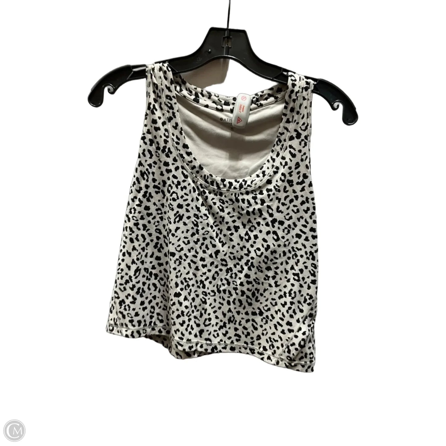 Athletic Tank Top By Athleta In Black & Grey, Size: Xl