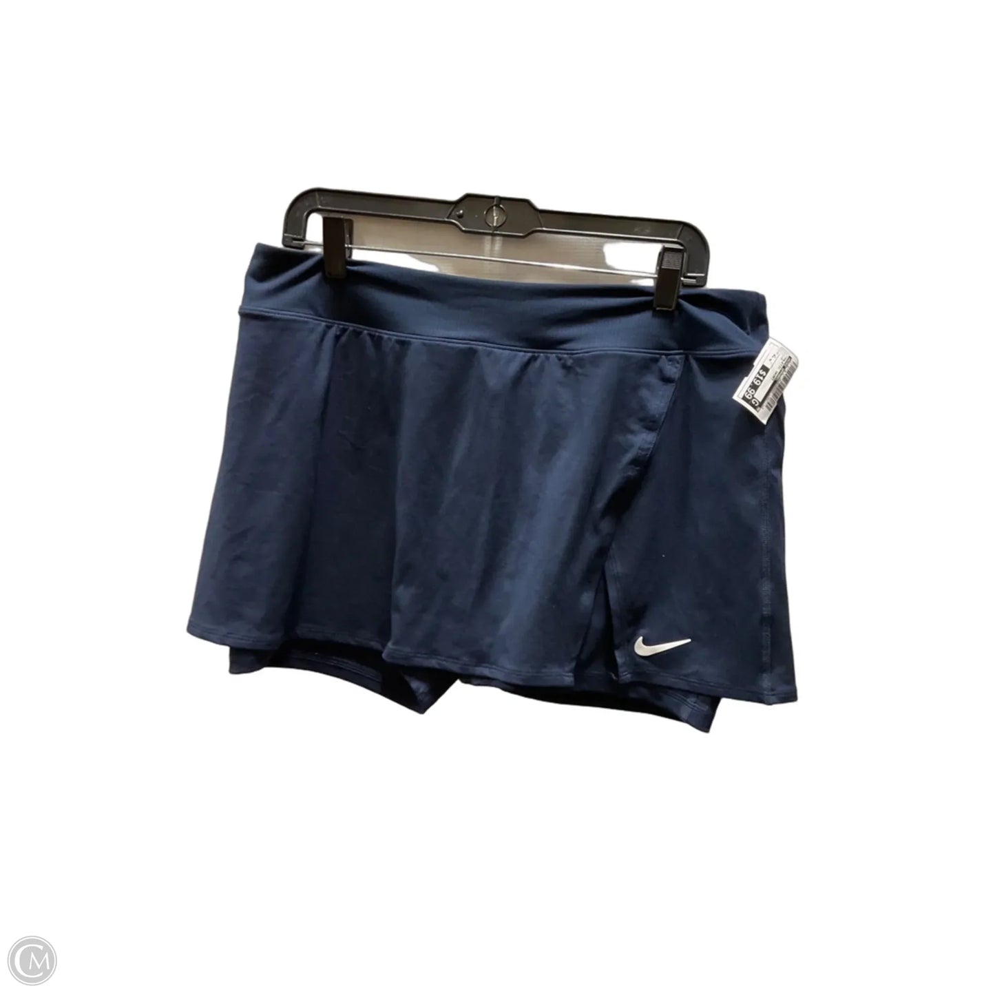 Athletic Skort By Nike Apparel In Blue, Size: Xl